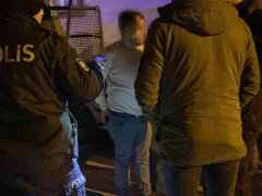 POLİSTEN KAÇAMADI…