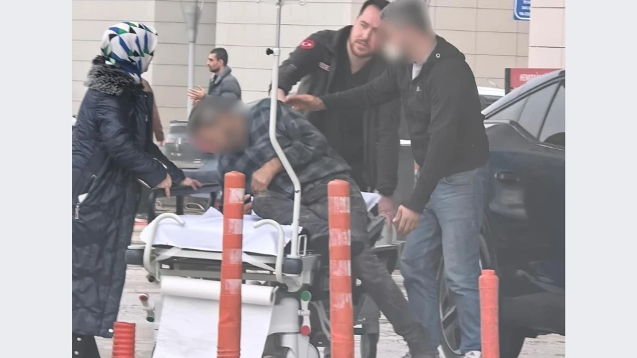 ÇATIDAN DÜŞEN YAŞLI ADAM AĞIR YARALANDI