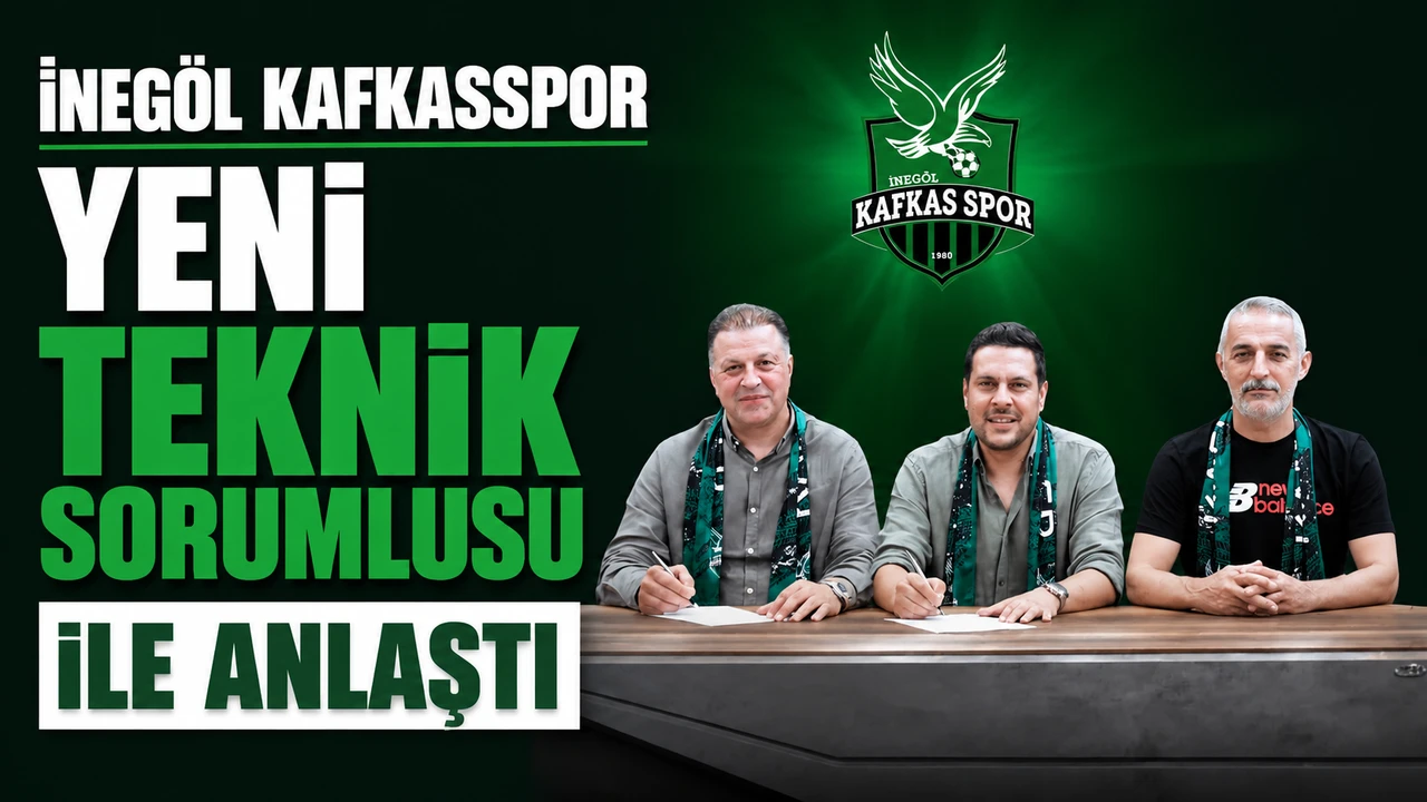 İNEGÖL KAFKASSPOR, YENİ TEKNİK SORUMLUSU İLE ANLAŞTI…