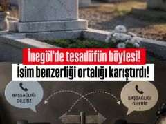 İNEGÖL’DE TESADÜFÜN BÖYLESİ!..